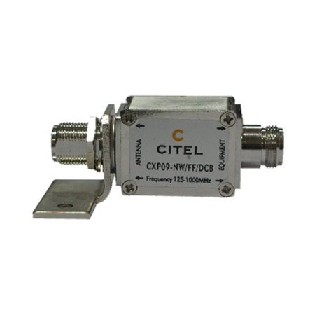 CITEL Outdoor RF Protector, 190W, 50 Ohm, Dc Block, Imax 20Ka, Female-Female N Connector CXP25-N/FF-DCB